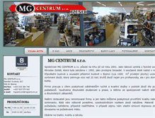 Tablet Screenshot of mgcentrum.cz